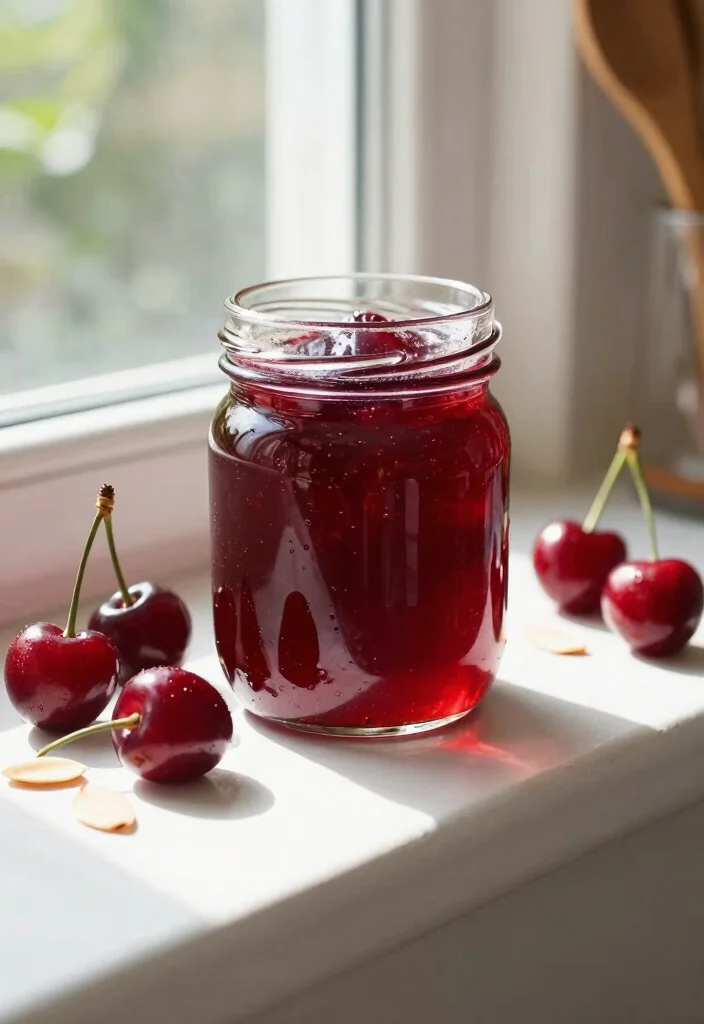 10 Keto Jelly Recipes for Sugar Free Spreads - 9. Cherry Almond Jelly 1