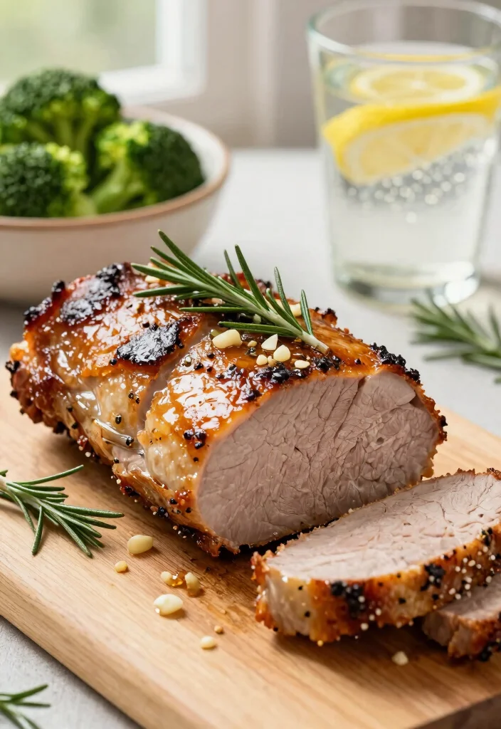10 Keto Pork Loin Crockpot Recipes for Juicy Dinners - 1. Garlic Herb Pork Loin 1