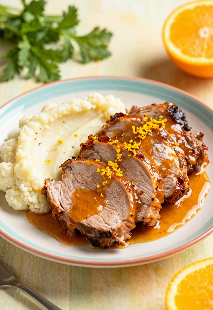 10 Keto Pork Loin Crockpot Recipes for Juicy Dinners - 10. Orange Glazed Pork Loin 1