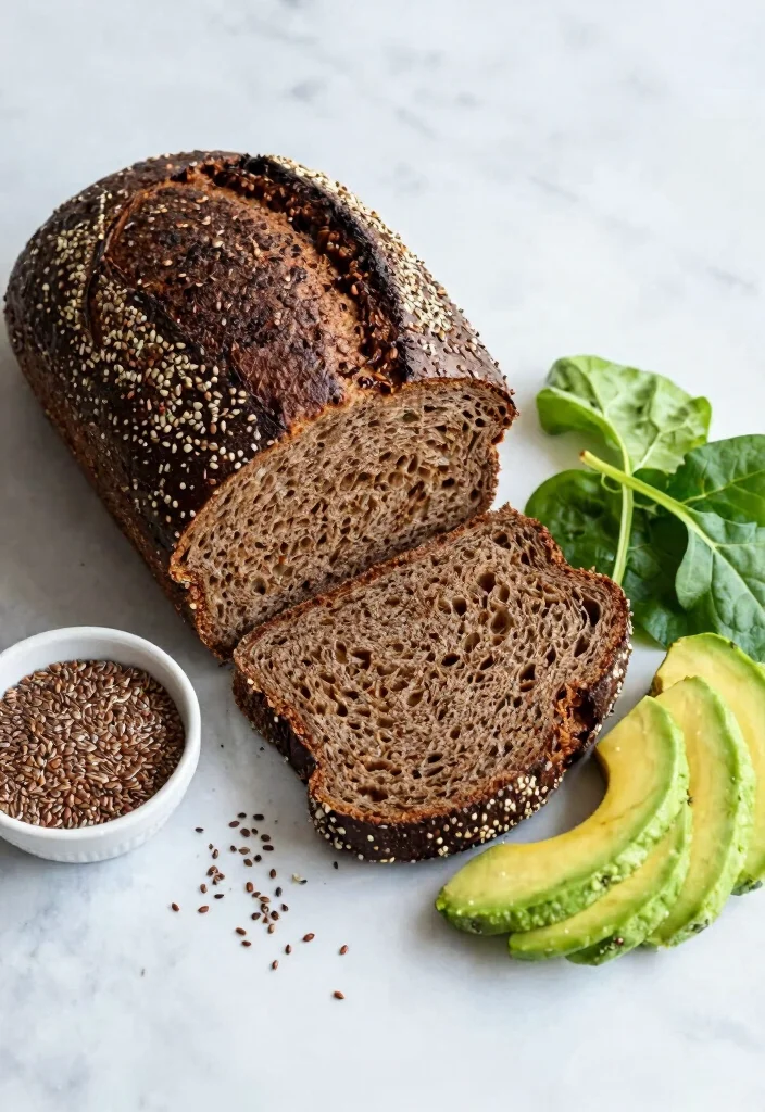 10 Keto Sandwich Bread Recipes for Low Carb Lunches - 3. Flaxseed Bread 1