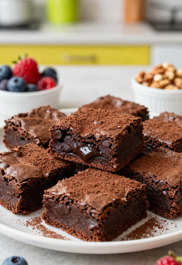 10 Lentil Dessert Recipes for Unexpected Sweet Treats - 1. Chocolate Lentil Brownies 1