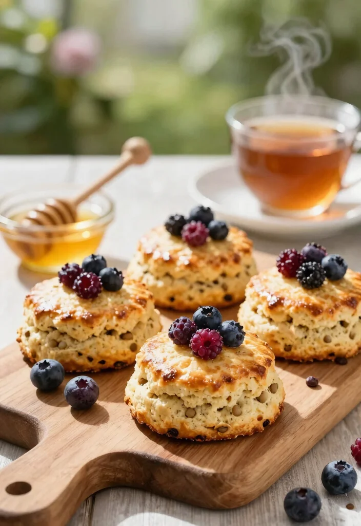 10 Lentil Dessert Recipes for Unexpected Sweet Treats - 8. Lentil Scones with Berries 1