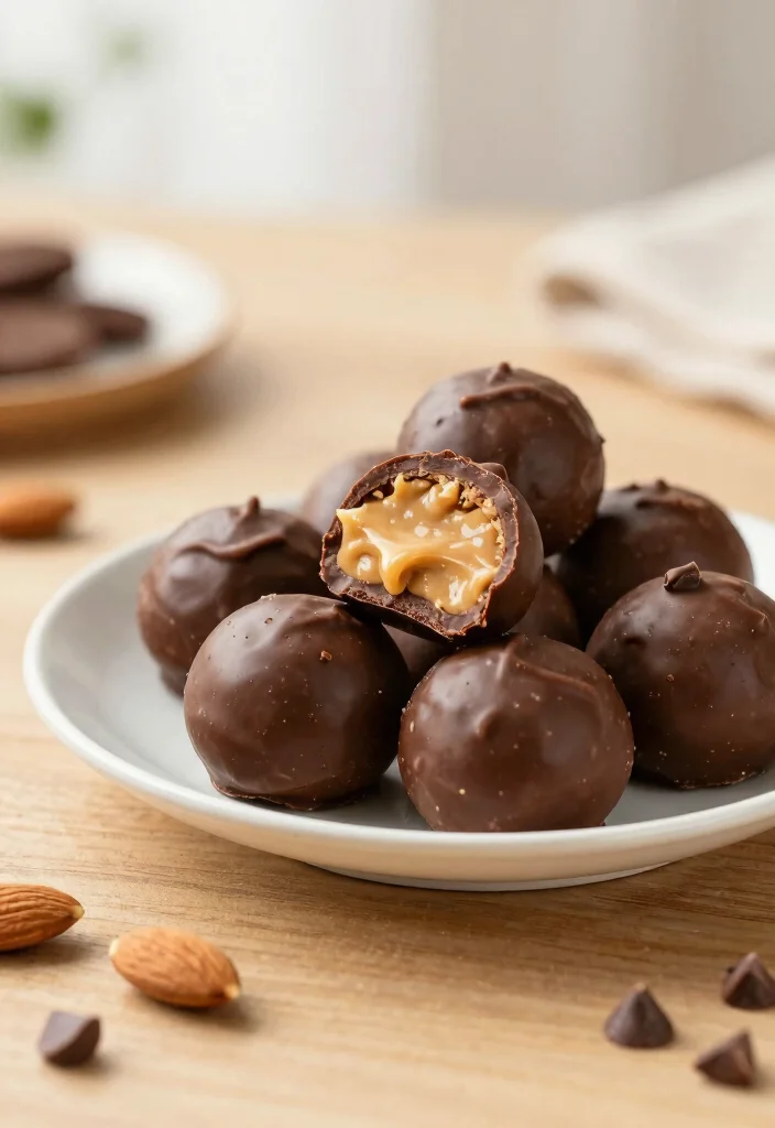 10 Low Carb Keto Air Fryer Dessert Recipes 100 10 Low Carb Keto Air Fryer Dessert Recipes - 10. Peanut Butter Chocolate Fat Bombs 1