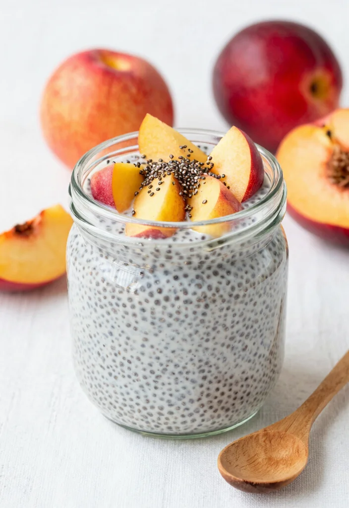 10 Nectarine Dessert Recipes for Juicy Seasonal Sweets 23 10 Nectarine Dessert Recipes for Juicy Seasonal Sweets 3. Nectarine Chia Pudding 0