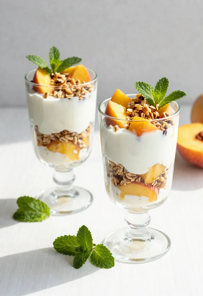 10 Nectarine Dessert Recipes for Juicy Seasonal Sweets 56 10 Nectarine Dessert Recipes for Juicy Seasonal Sweets 6. Nectarine Yogurt Parfait 0