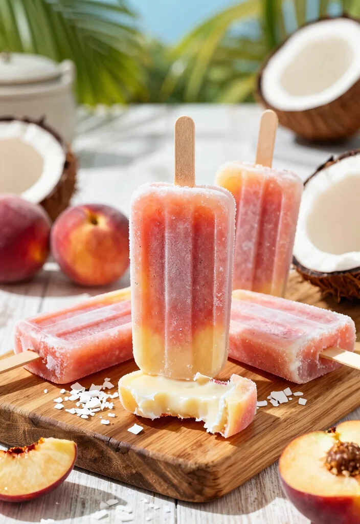 10 Nectarine Dessert Recipes for Juicy Seasonal Sweets 78 10 Nectarine Dessert Recipes for Juicy Seasonal Sweets 8. Nectarine Coconut Popsicles 0