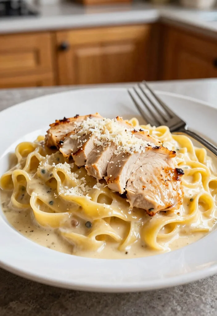 10 No Veggie Dinner Recipes for Simple Comfort Meals 1 10 No Veggie Dinner Recipes for Simple Comfort Meals - 1. Creamy Chicken Alfredo 1