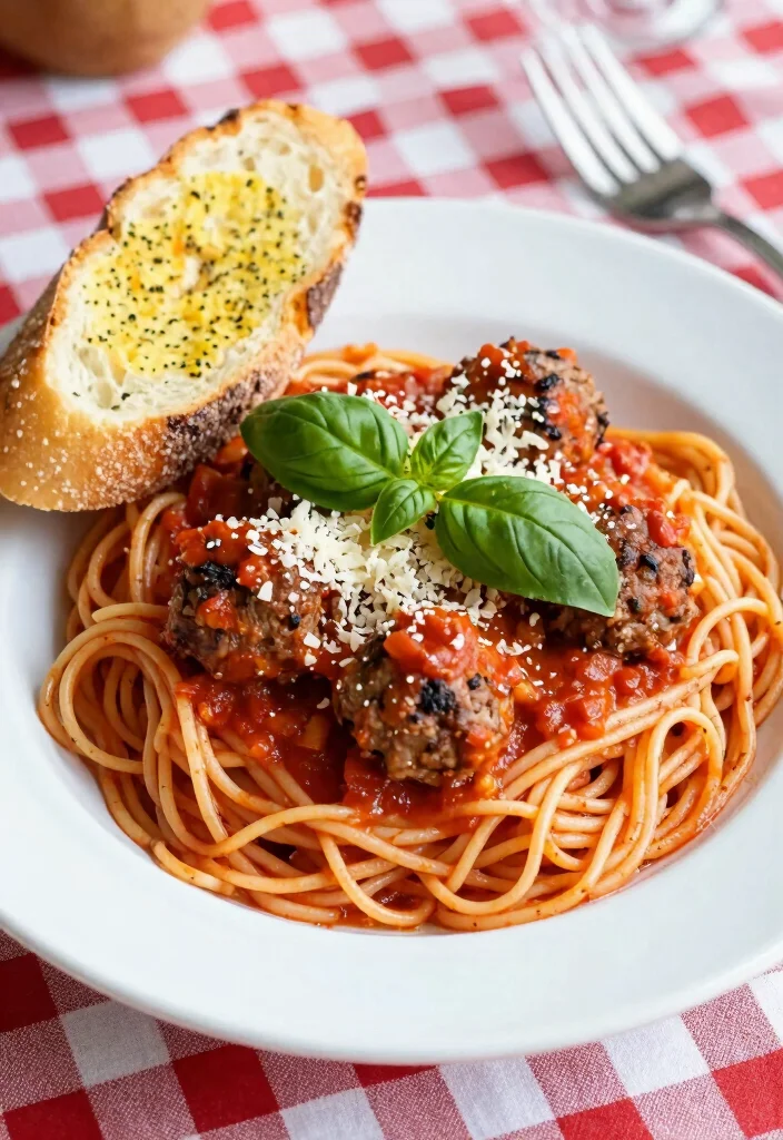 10 No Veggie Dinner Recipes for Simple Comfort Meals 45 10 No Veggie Dinner Recipes for Simple Comfort Meals - 5. Spaghetti and Meatballs 1