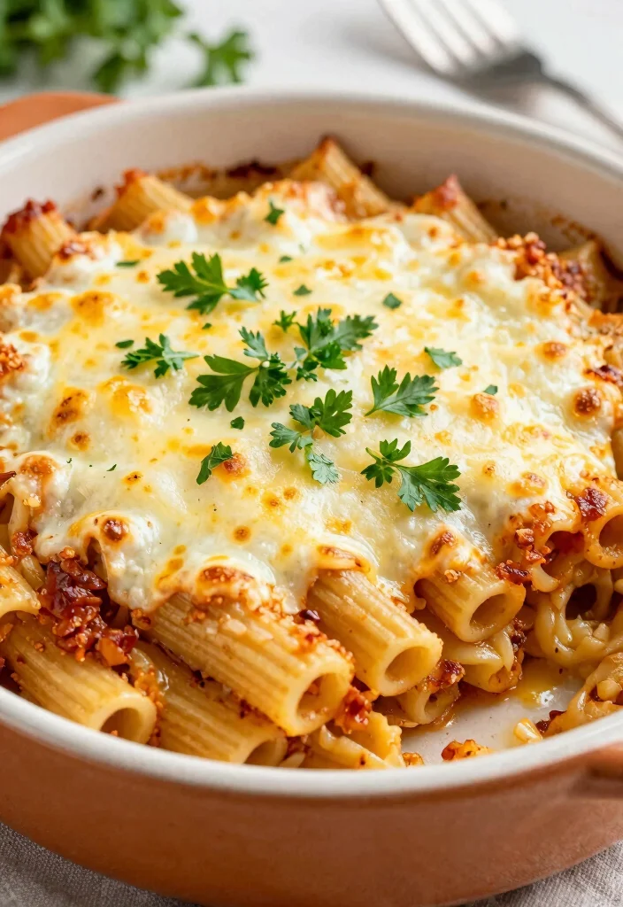 10 No Veggie Dinner Recipes for Simple Comfort Meals 89 10 No Veggie Dinner Recipes for Simple Comfort Meals - 9. Baked Ziti 1