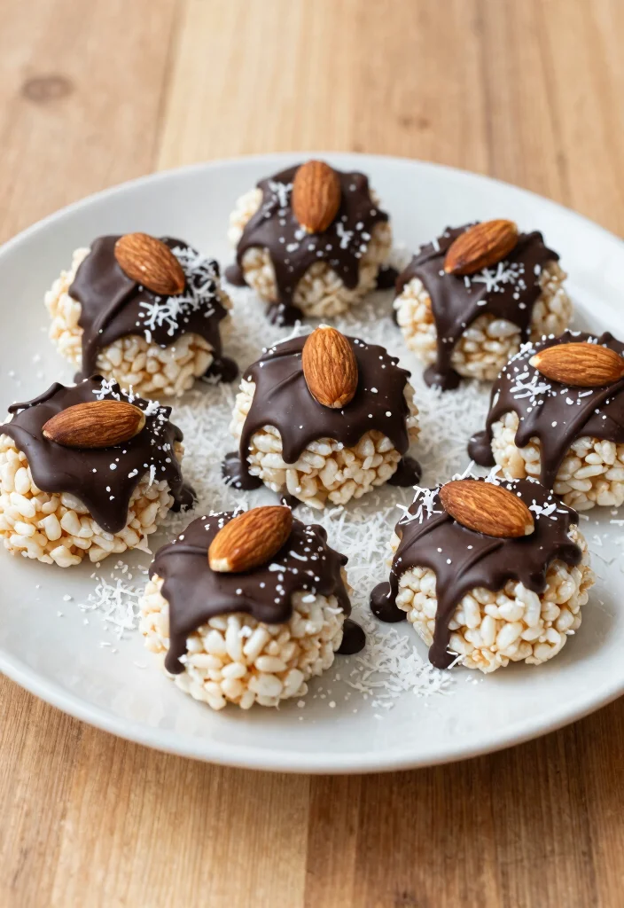 10 Rice Paper Dessert Recipes for Light Crispy Treats 7. Almond Joy Rice Paper Treats 0