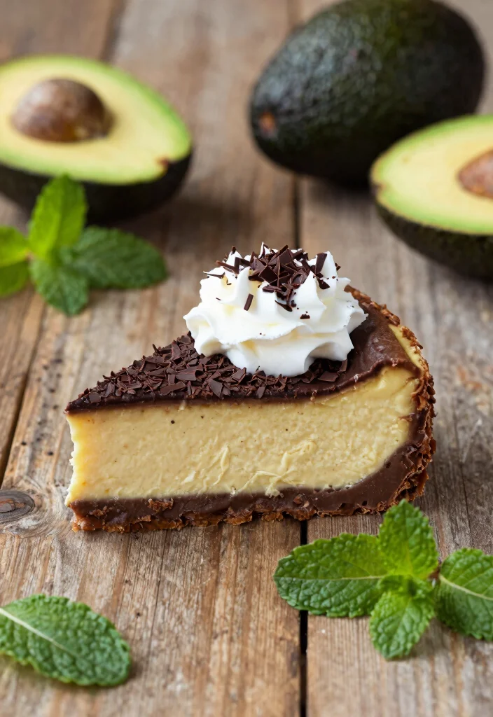 10 Vegan Cheesecake Recipes for Creamy Dairy-Free Desserts - 2. Chocolate Avocado Vegan Cheesecake 1