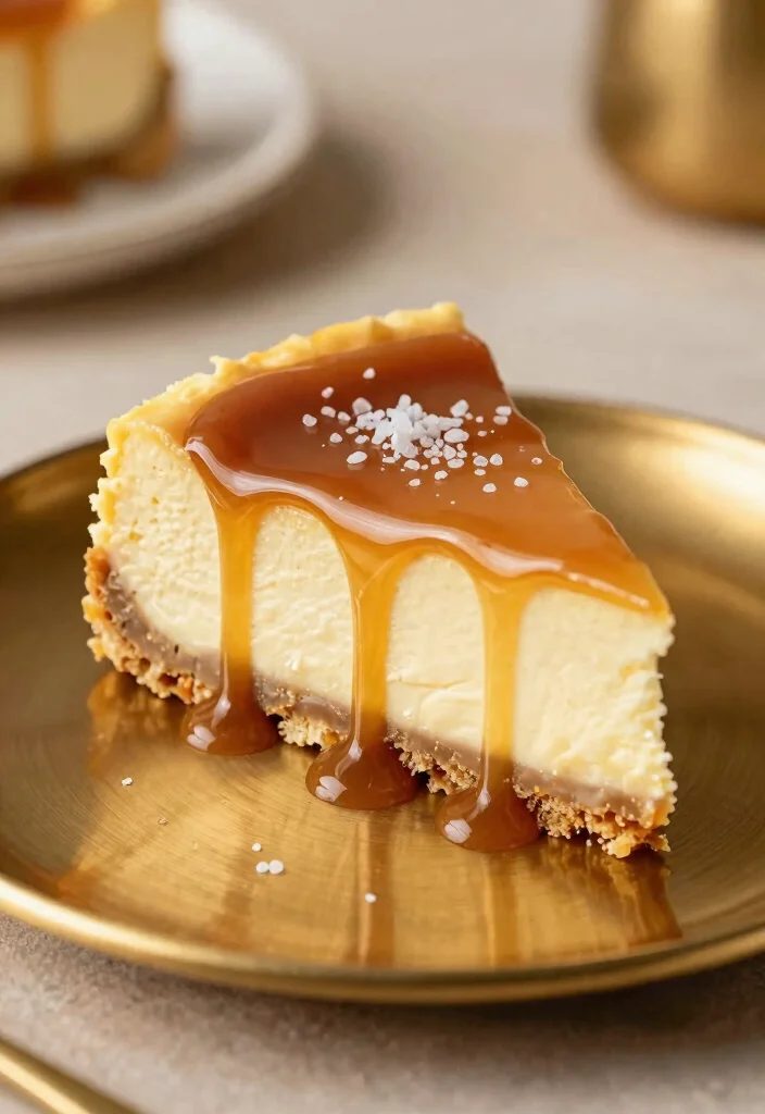 10 Vegan Cheesecake Recipes for Creamy Dairy-Free Desserts - 6. Salted Caramel Vegan Cheesecake 1