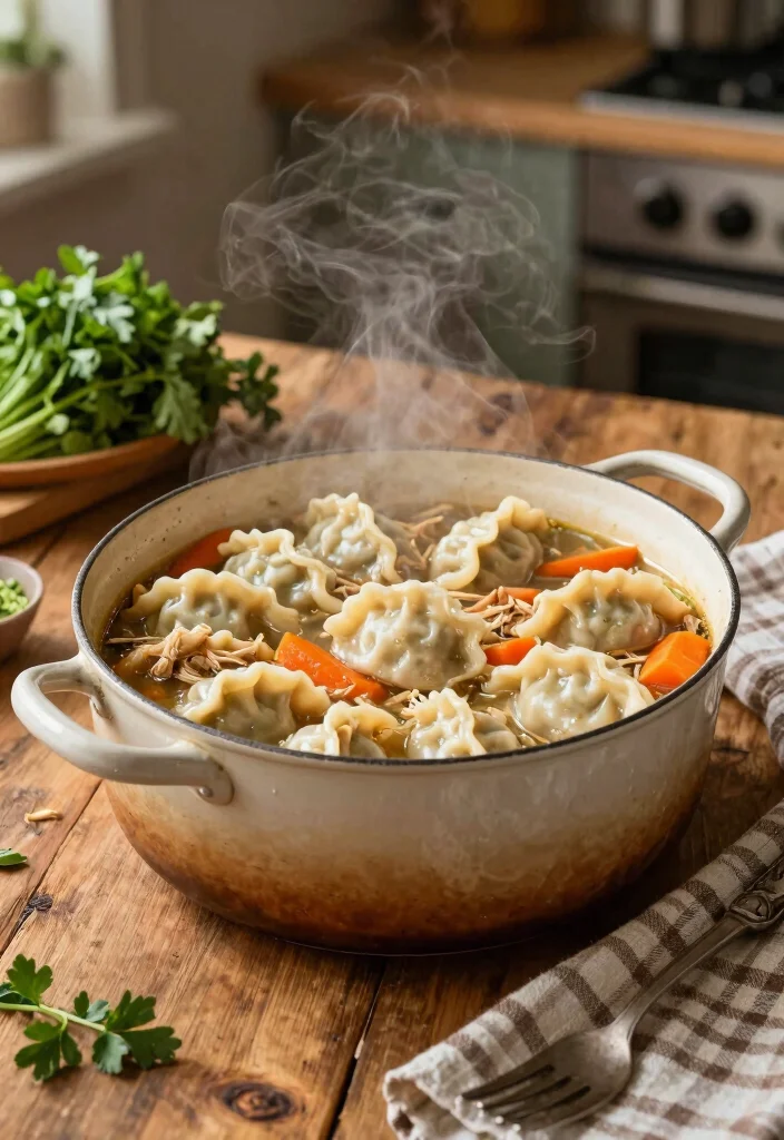 10 Vintage Dinner Recipes Inspired by Classic Home Cooking 1. Chicken and Dumplings 0