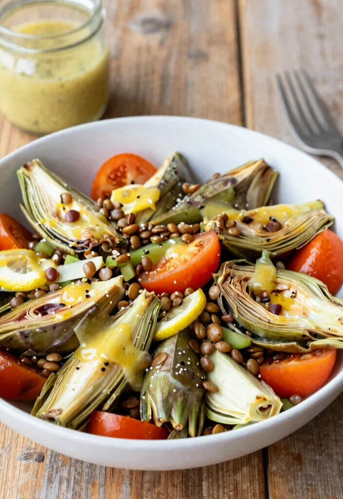 12 Artichoke Dinner Recipes for Rich Savory Dishes 100 12 Artichoke Dinner Recipes for Rich Savory Dishes - 10. Artichoke and Lentil Salad 1