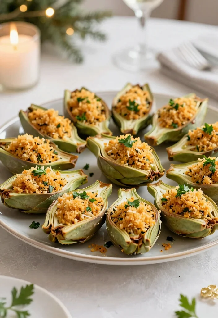 12 Artichoke Dinner Recipes for Rich Savory Dishes 111 12 Artichoke Dinner Recipes for Rich Savory Dishes - 11. Stuffed Artichoke Hearts 1