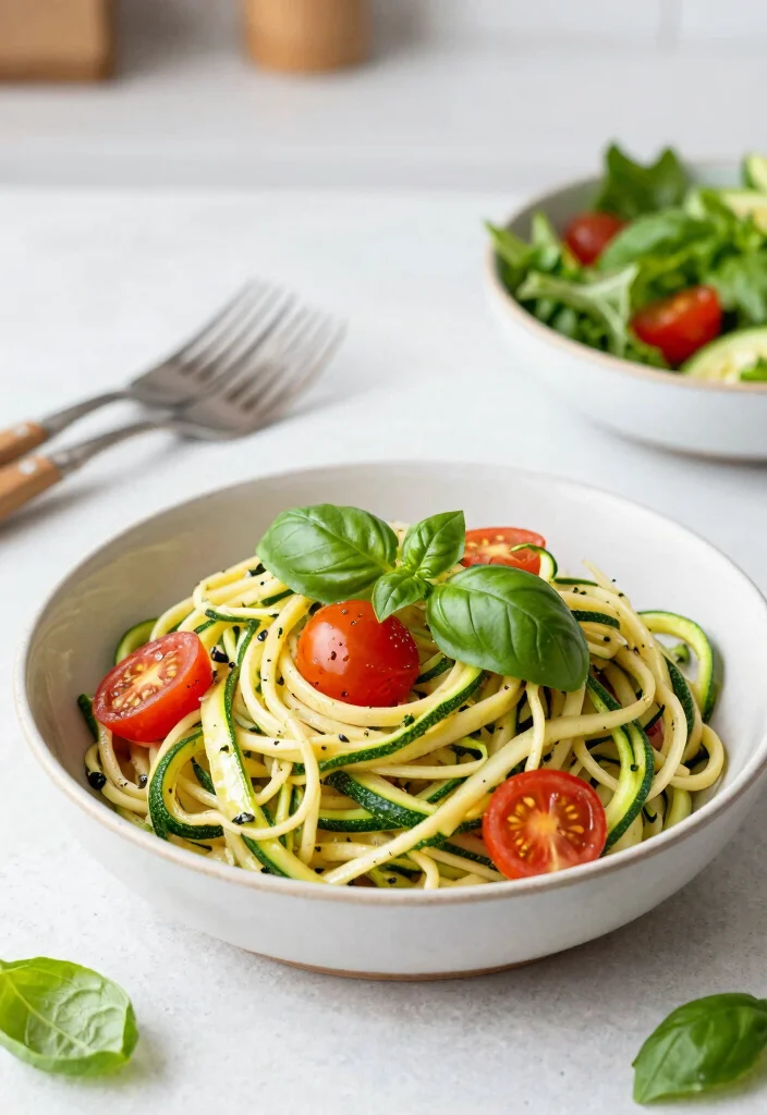 12 Basil Dinner Recipes for Fresh Aromatic Flavor 111 12 Basil Dinner Recipes for Fresh Aromatic Flavor - 11. Basil and Zucchini Noodles 1