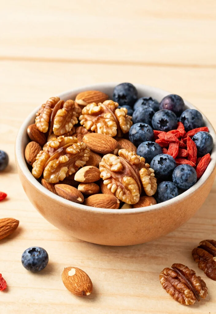 12 Clean Eating Healthy Trail Mix Recipes for Easy Snacks - 5. Berry Nutty Power Mix 1