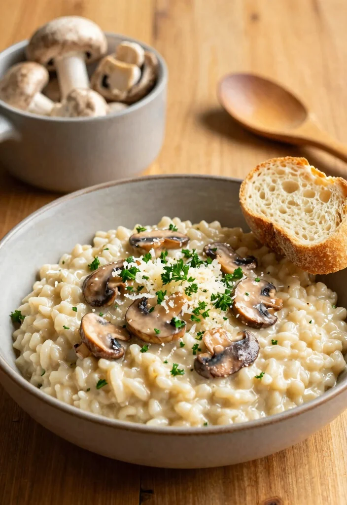 12 Cosy Dinner Recipes for Warm Comfort Nights 1 12 Cosy Dinner Recipes for Warm Comfort Nights 1. Creamy Mushroom Risotto 0