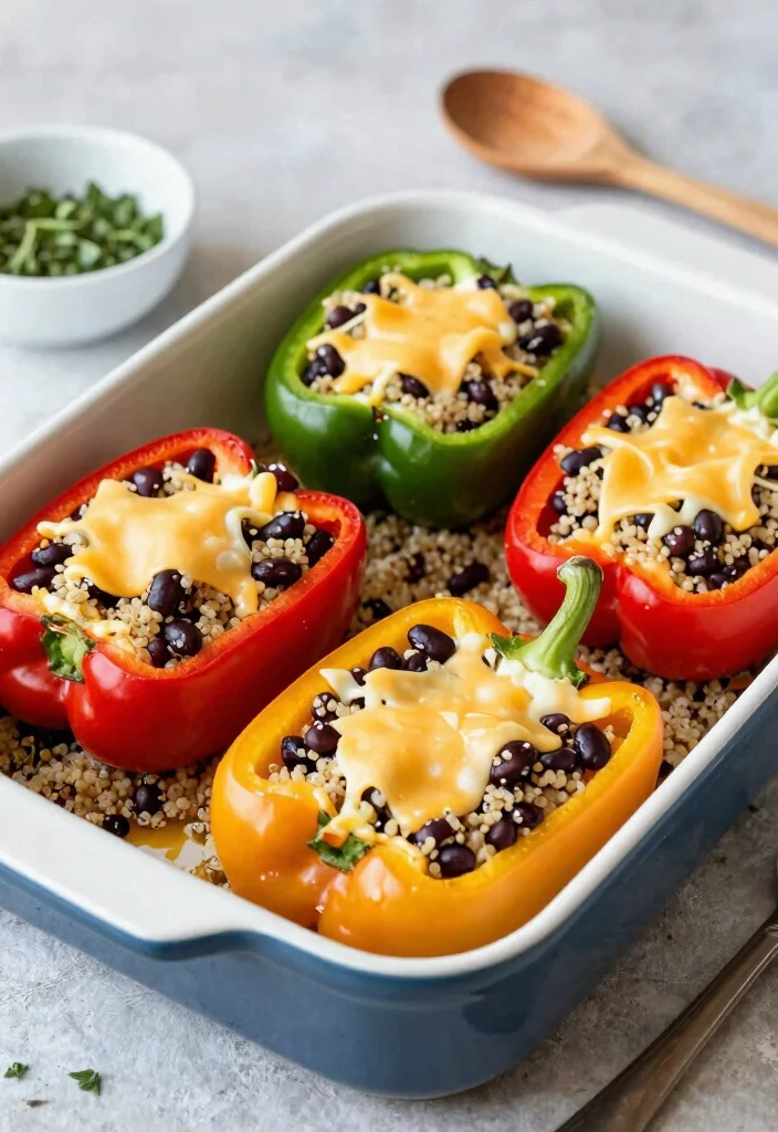 12 Cosy Dinner Recipes for Warm Comfort Nights 100 12 Cosy Dinner Recipes for Warm Comfort Nights 10. Stuffed Bell Peppers 0