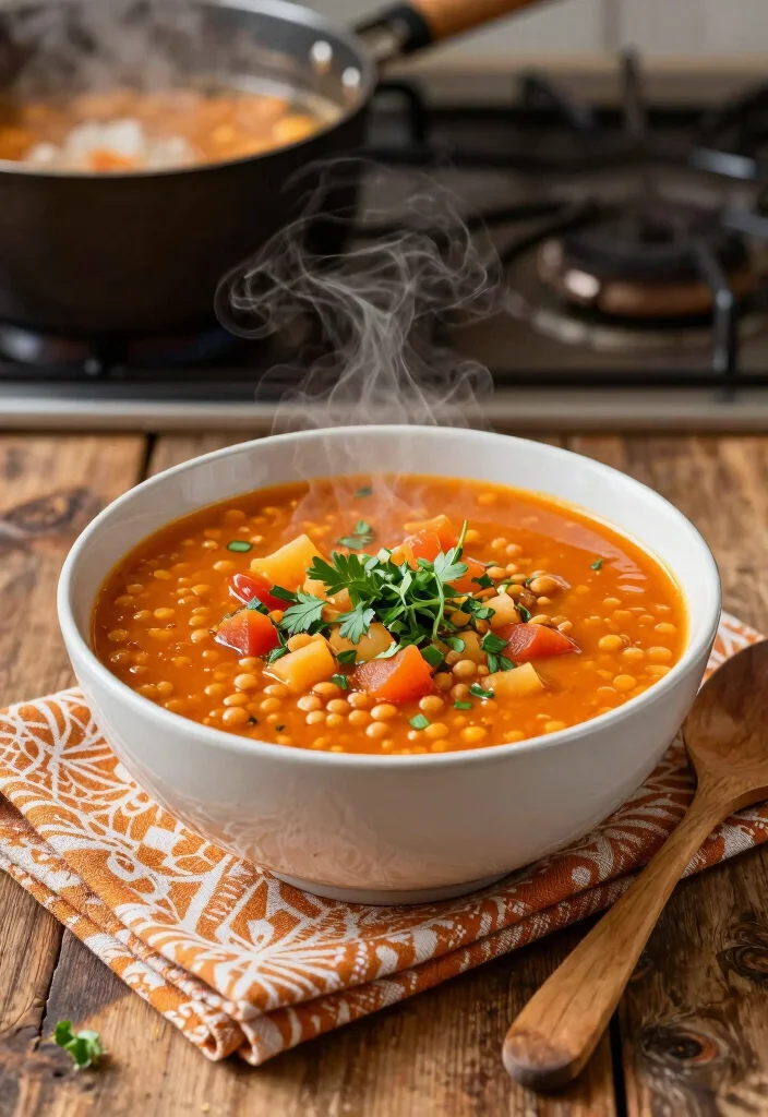 12 Cosy Dinner Recipes for Warm Comfort Nights 12 12 Cosy Dinner Recipes for Warm Comfort Nights 2. Spicy Lentil Soup 0