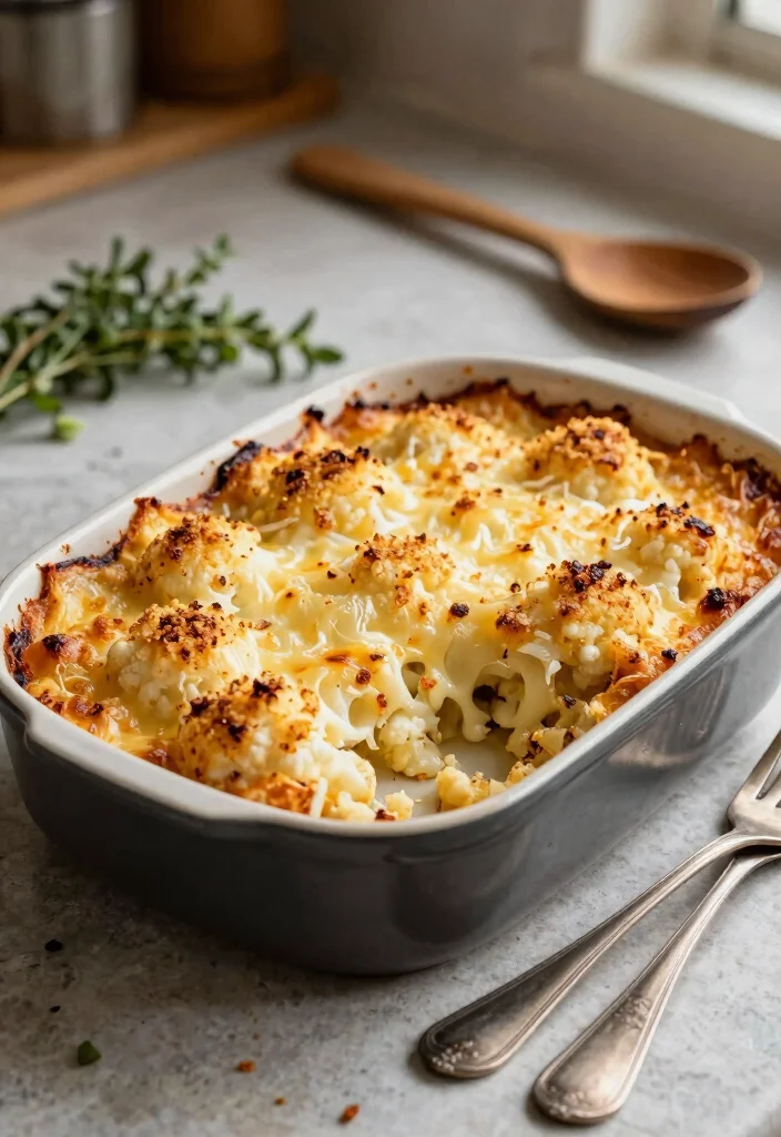 12 Cosy Dinner Recipes for Warm Comfort Nights 45 12 Cosy Dinner Recipes for Warm Comfort Nights 5. Cauliflower and Cheese Bake 0