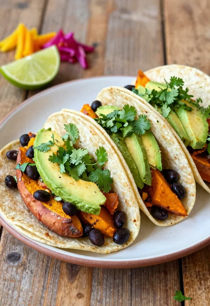 12 Cosy Dinner Recipes for Warm Comfort Nights 67 12 Cosy Dinner Recipes for Warm Comfort Nights 7. Sweet Potato and Black Bean Tacos 0