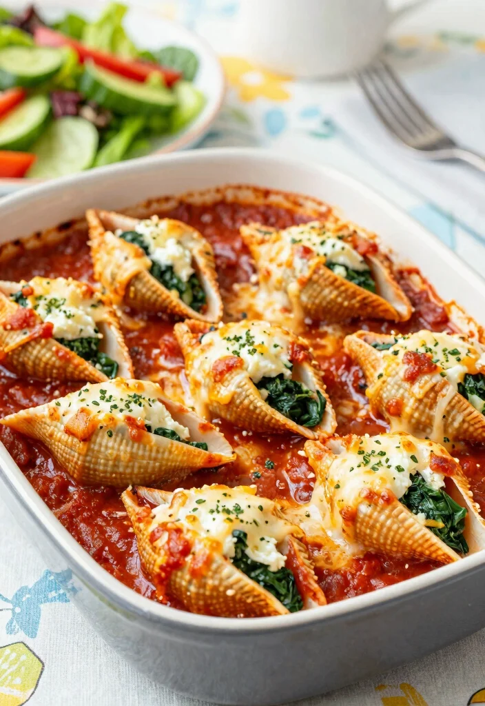 12 Cosy Dinner Recipes for Warm Comfort Nights 78 12 Cosy Dinner Recipes for Warm Comfort Nights 8. Spinach and Ricotta Stuffed Shells 0