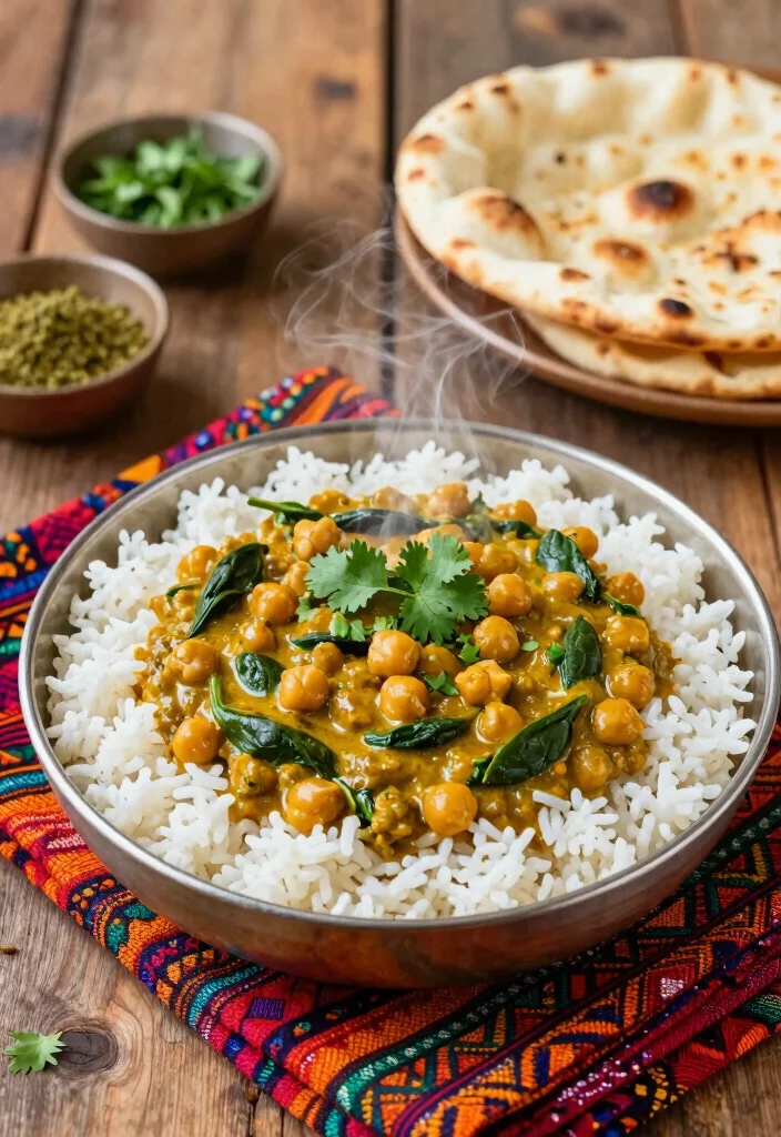 12 Cosy Dinner Recipes for Warm Comfort Nights 89 12 Cosy Dinner Recipes for Warm Comfort Nights 9. Chickpea and Spinach Curry 0