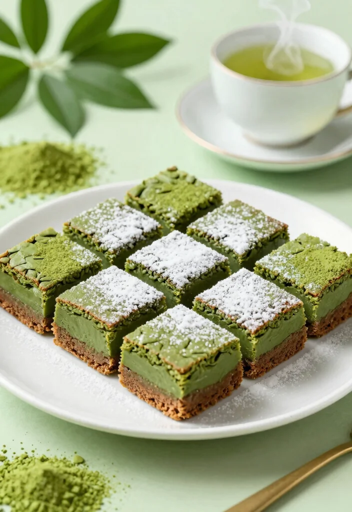 12 Creative Dessert Recipes for Unique Sweet Treat Ideas 45 12 Creative Dessert Recipes for Unique Sweet Treat Ideas 5. Matcha Green Tea Brownies 0