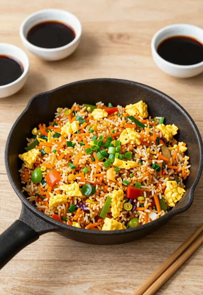 12 Easy One Pan Dinner Recipes for Quick Cleanup 89 12 Easy One Pan Dinner Recipes for Quick Cleanup 9. One Pan Egg Fried Rice 0