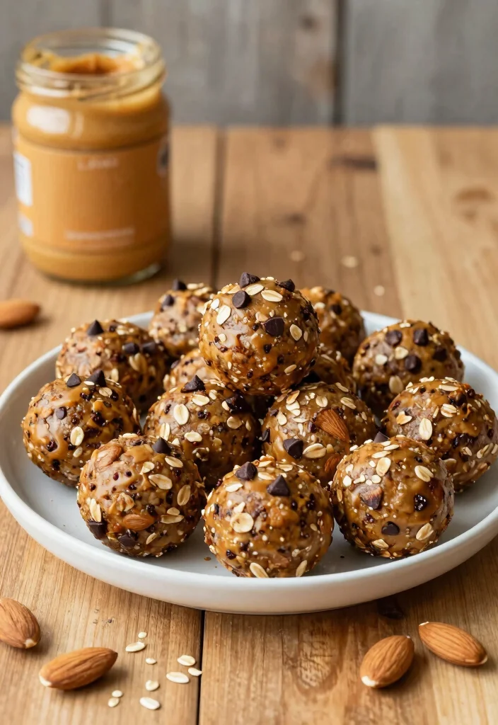 12 Eating Well Healthy Recipes for Balanced Living - 10. Almond Butter Energy Balls 1