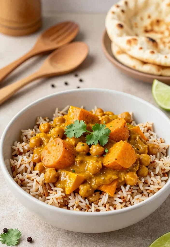 12 Eating Well Healthy Recipes for Balanced Living - 3. Sweet Potato & Chickpea Curry 1