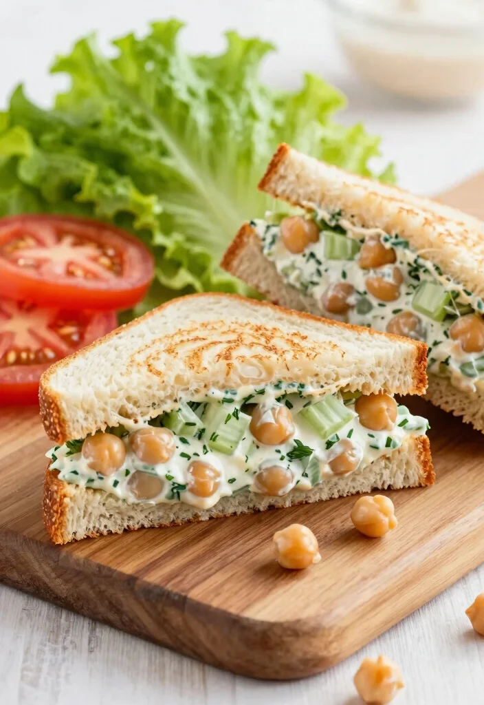 12 Eating Well Healthy Recipes for Balanced Living - 8. Chickpea Salad Sandwich 1