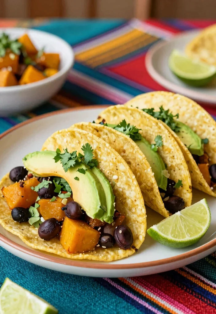 12 Healthy Acorn Squash Recipes for Cozy Nutritious Meals - 5. Acorn Squash and Black Bean Tacos 1