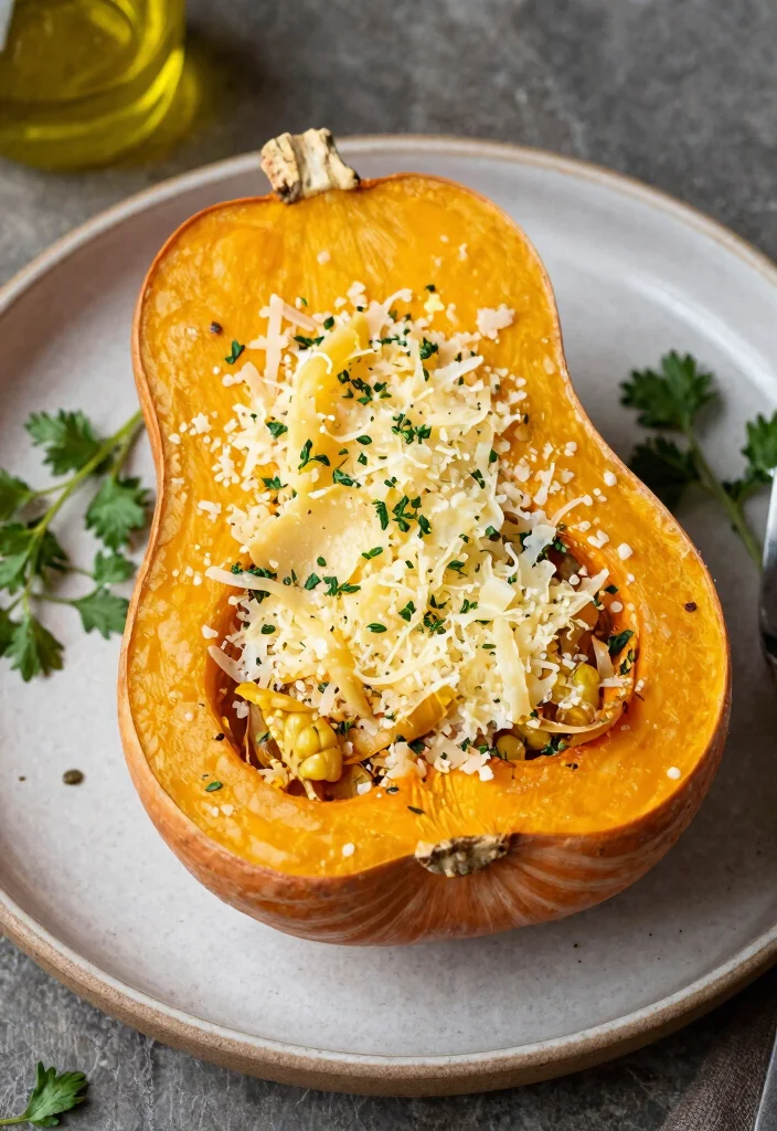 12 Healthy Acorn Squash Recipes for Cozy Nutritious Meals - 6. Baked Acorn Squash with Parmesan and Herbs 1