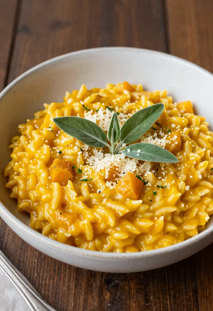 12 Healthy Acorn Squash Recipes for Cozy Nutritious Meals - 7. Acorn Squash Risotto with Sage 1