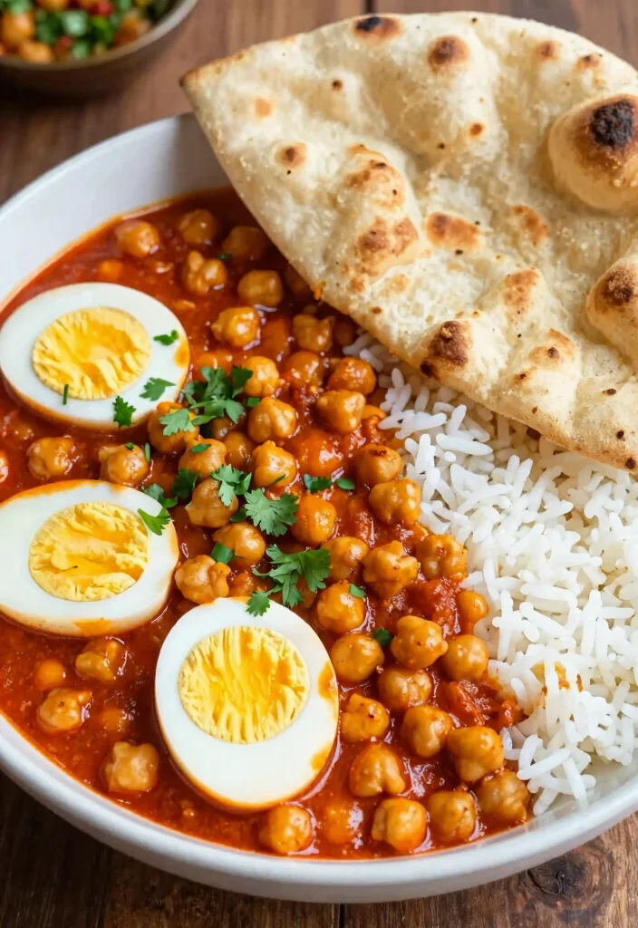 12 Healthy Egg Dinner Recipes for Protein Packed Nights 8. Egg and Chickpea Curry 0