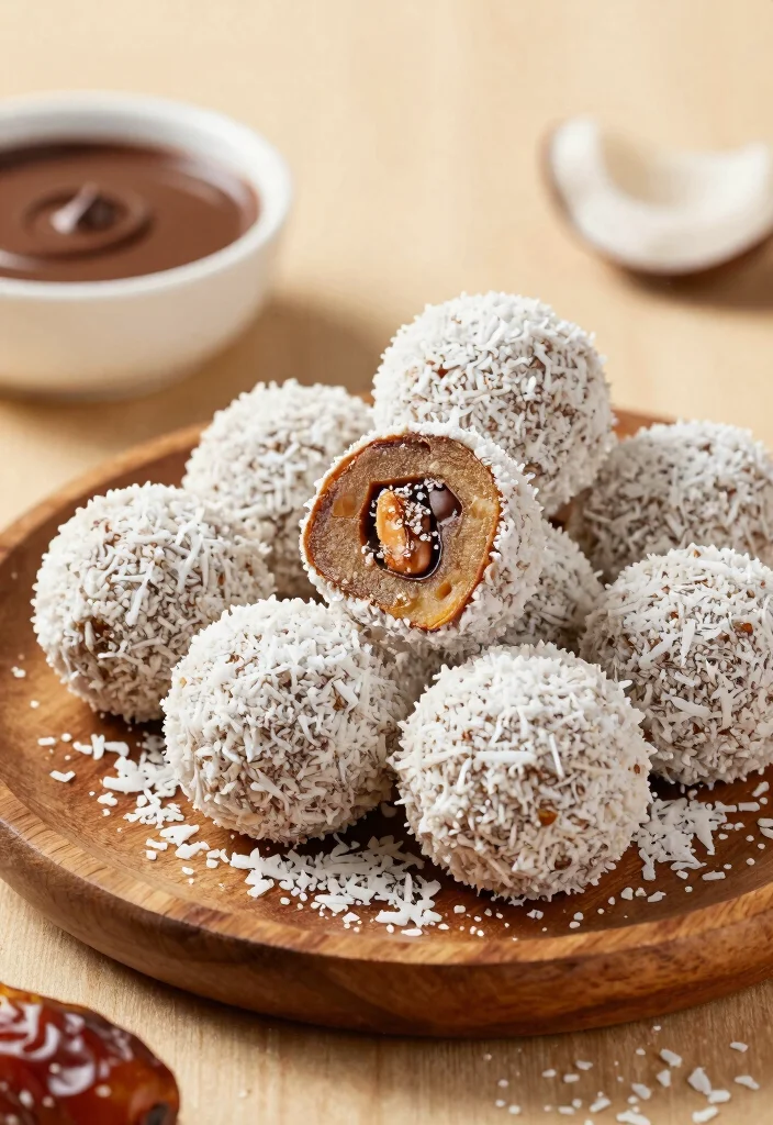 12 Healthy Medjool Date Recipes for Natural Sweet Snacks 56 12 Healthy Medjool Date Recipes for Natural Sweet Snacks - 6. Medjool Date Coconut Truffles 1