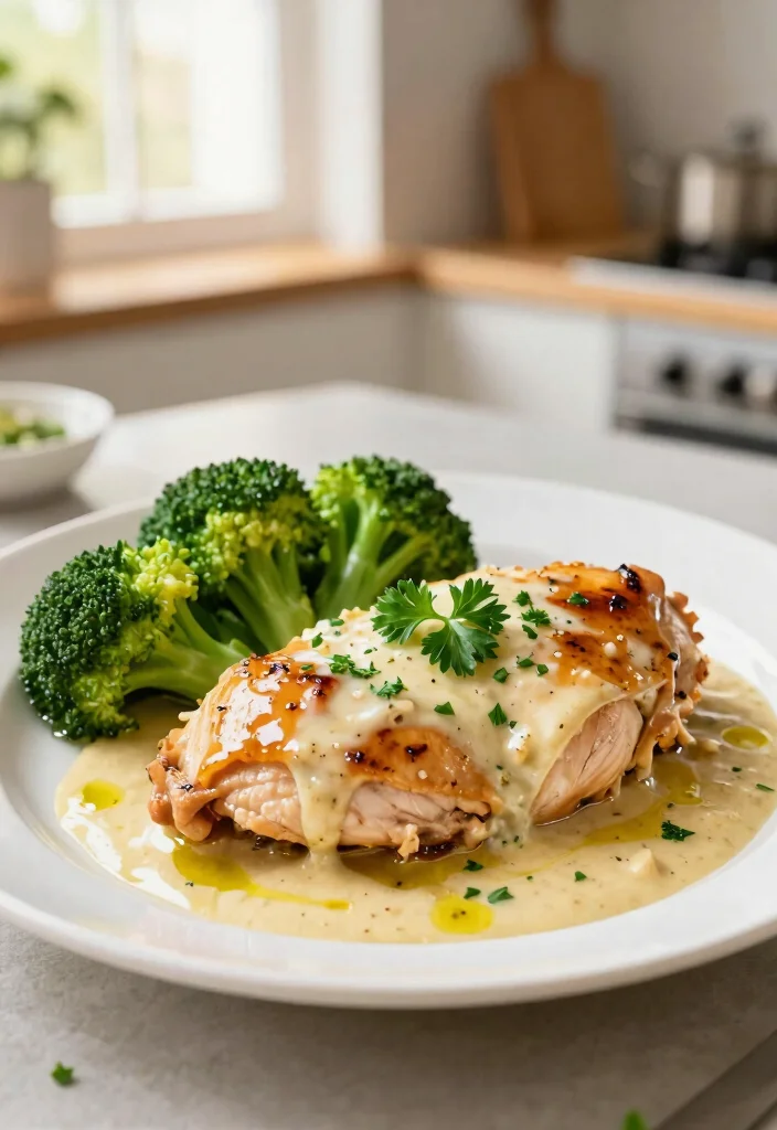 12 Low Carb Healthy Instant Pot Recipes for Busy Days - 1. Creamy Garlic Chicken 1