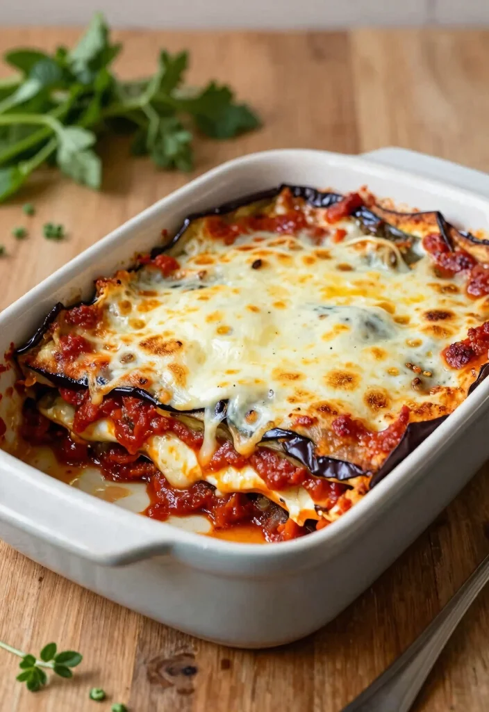 12 Low Carb Healthy Instant Pot Recipes for Busy Days - 6. Eggplant Parmesan 1