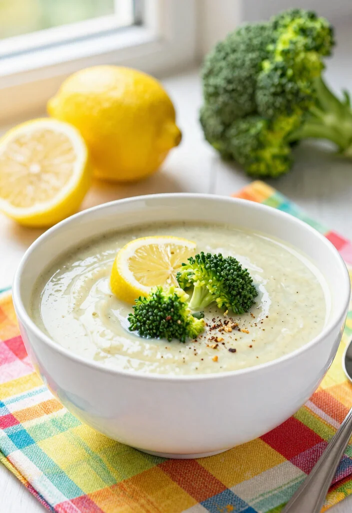 12 Vegan Broccoli Soup Recipes for Cozy Plant Based Bowls - 4. Lemon Zest Broccoli Soup 1