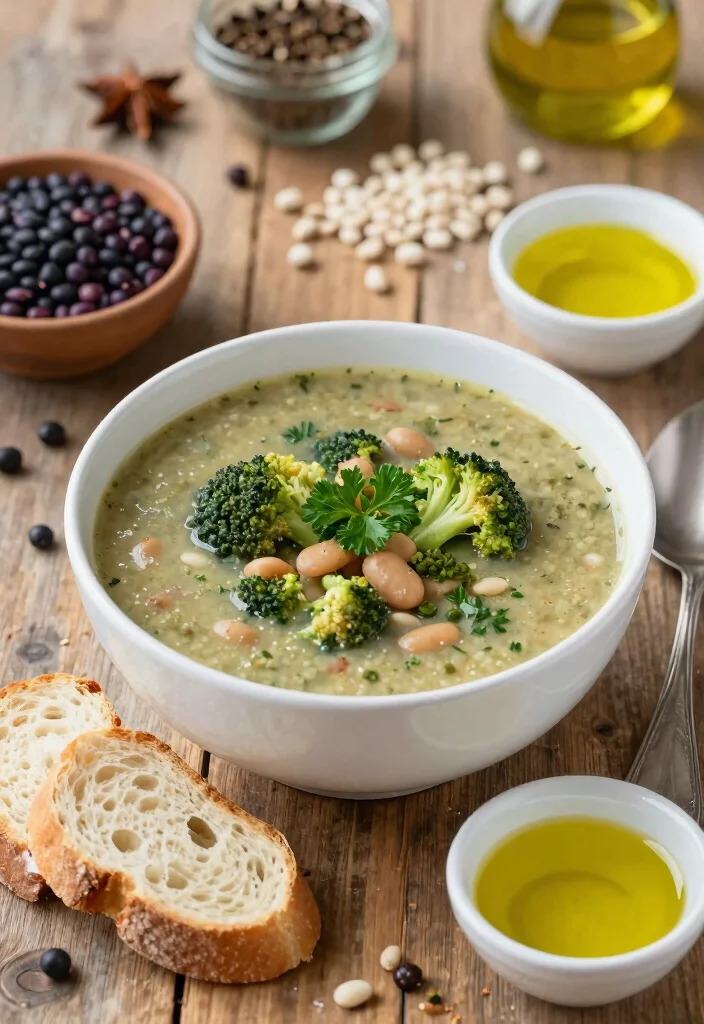 12 Vegan Broccoli Soup Recipes for Cozy Plant Based Bowls - 6. Smoky Broccoli Bean Soup 1