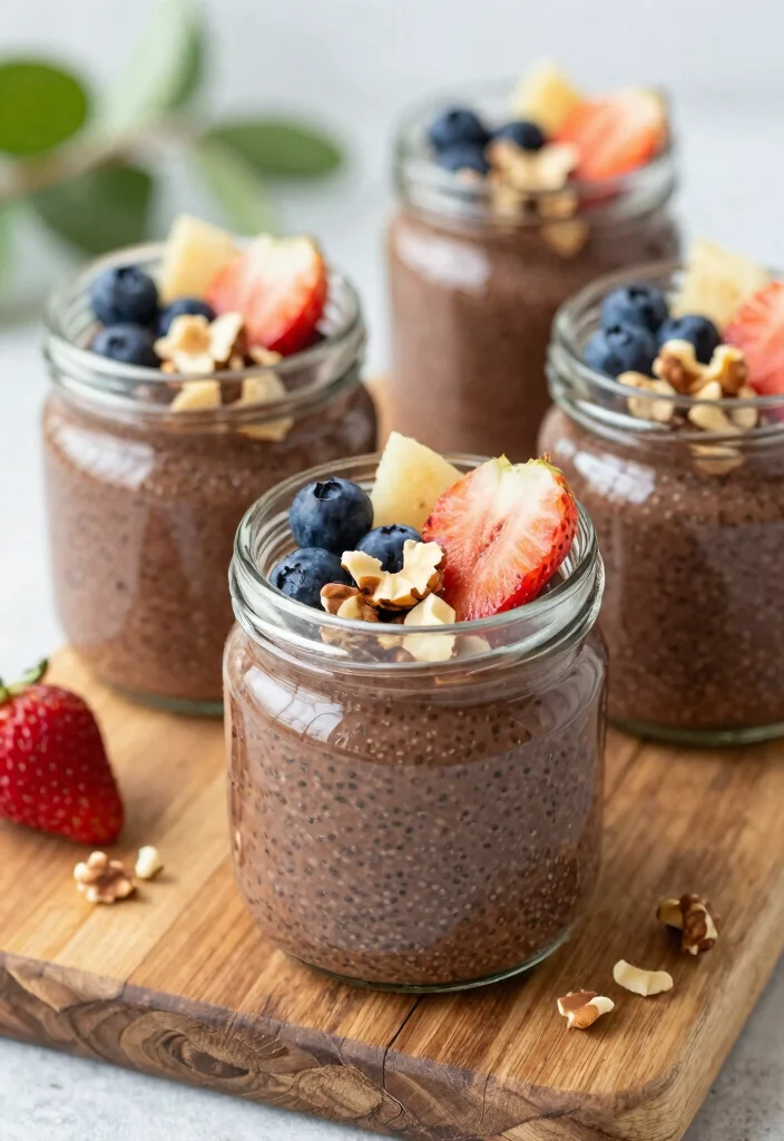 12 Vegan Chocolate Recipes for Rich Plant-Based Treats - 12. Vegan Chocolate Chia Pudding 1