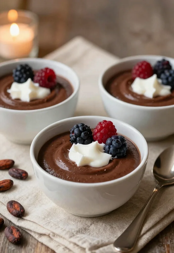 12 Vegan Chocolate Recipes for Rich Plant-Based Treats - 5. Vegan Chocolate Pudding 1