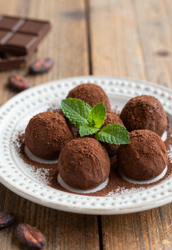 12 Vegan Chocolate Recipes for Rich Plant-Based Treats - 7. Vegan Chocolate Truffles 1