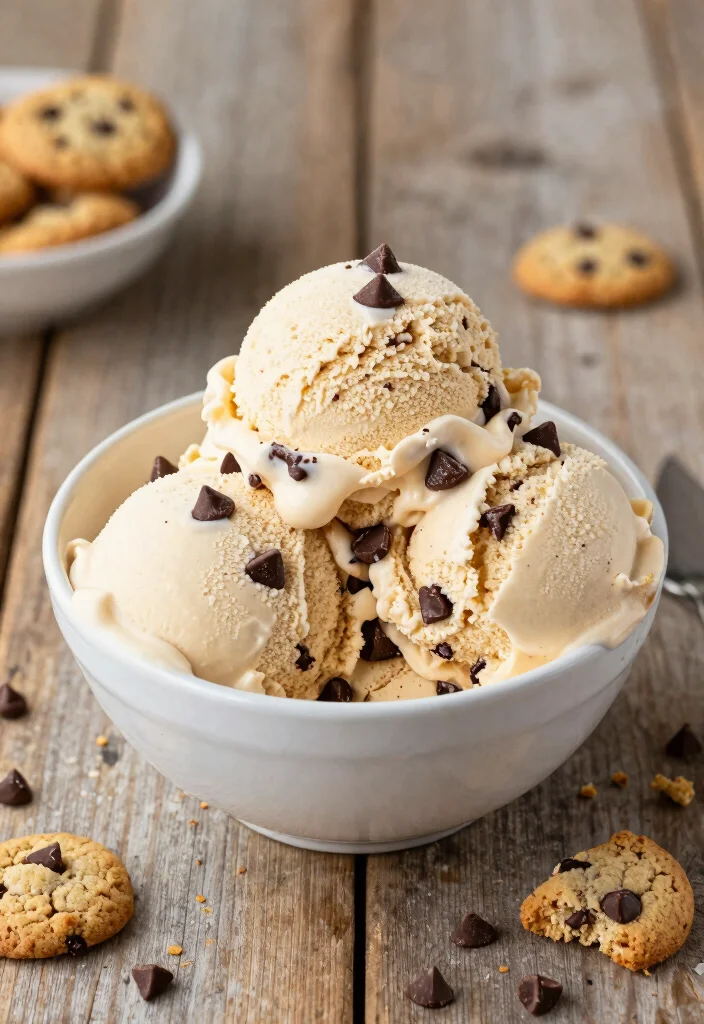 12 Vegan Ice Cream Recipes for Creamy Dairy Free Desserts - 10. Chocolate Chip Cookie Dough Ice Cream 1