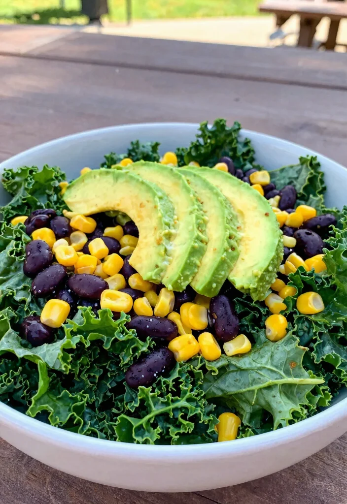12 Vegan Kale Salad Recipes for Fresh Nutritious Meals - 11. Southwest Kale Salad 1