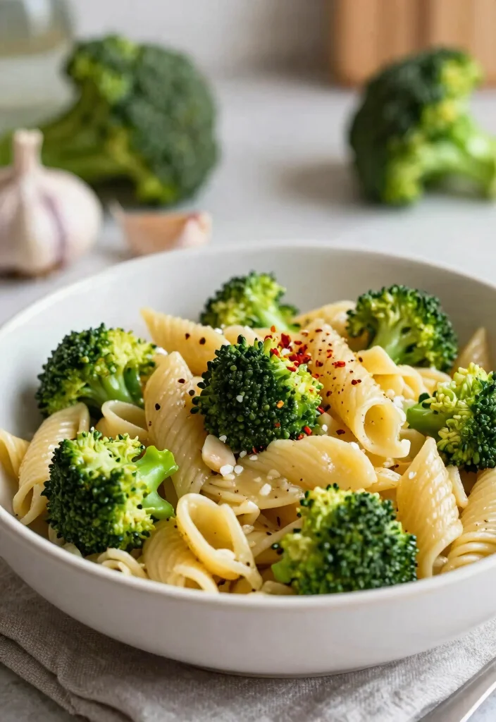 12 Vegan Pasta Primavera Recipes for Light Seasonal Dinners - 11. Garlic and Broccoli Pasta Primavera 1