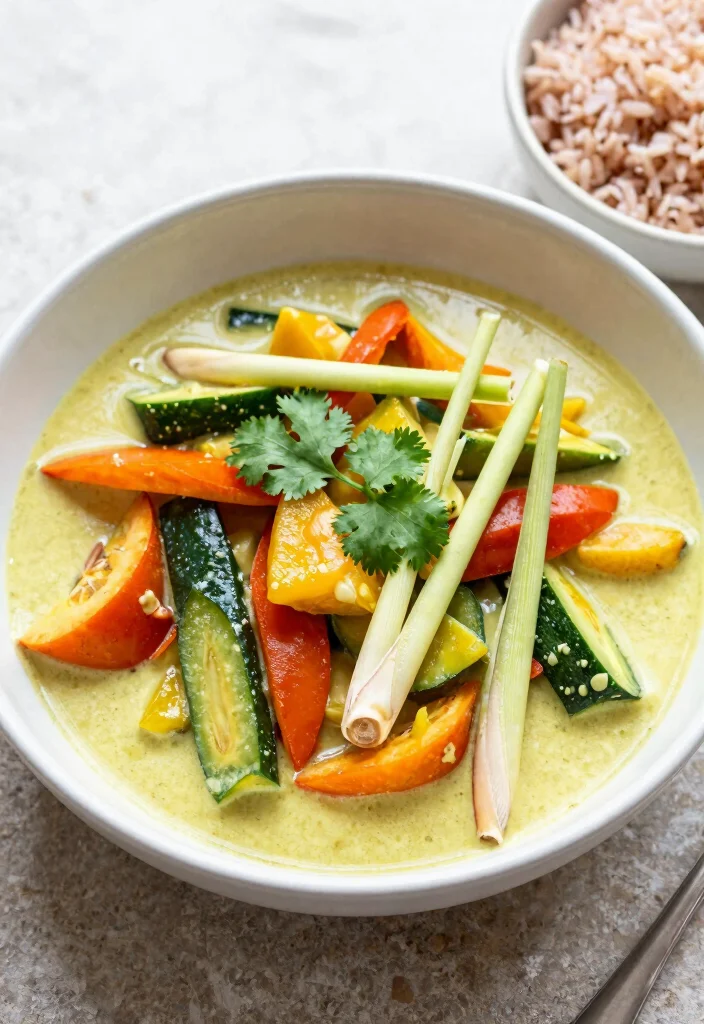 12 Vegan Thai Curry Recipes with Bold Aromatic Flavor - 10. Vegan Lemongrass Curry 1