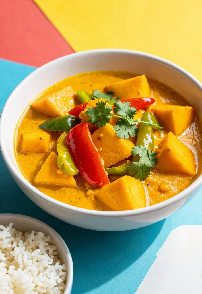 12 Vegan Thai Curry Recipes with Bold Aromatic Flavor - 12. Spicy Mango Curry 1